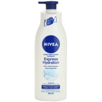 

Nivea Express Hydration легке молочко для тіла для нормальної та сухої шкіри 400 мл