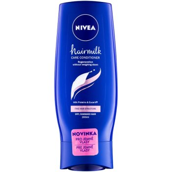 Nivea Hairmilk balsam de îngrijire pentru par fin