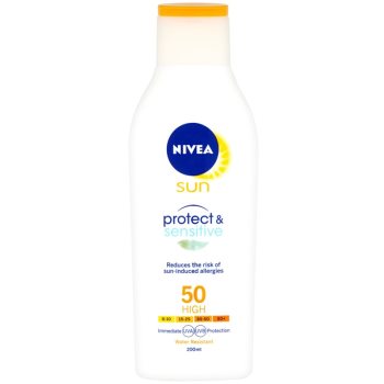 

Nivea Sun Protect & Sensitive молочко для засмаги SPF 50 200 мл