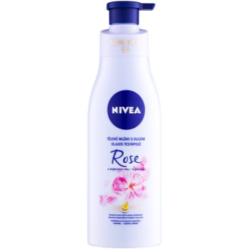 Nivea rose & argan oil lapte de corp cu ulei