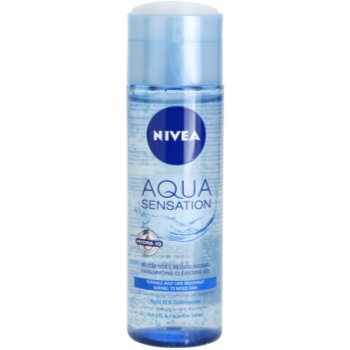 Nivea Visage Aqua Sensation gel de curatare pentru piele normala si mixta