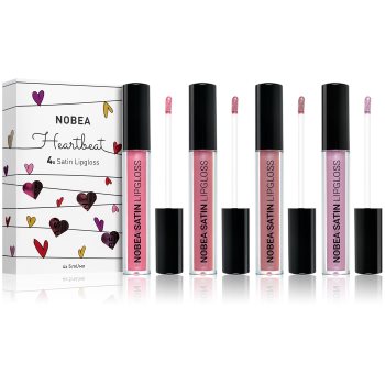 Nobea heartbeat set cu luciu de buze