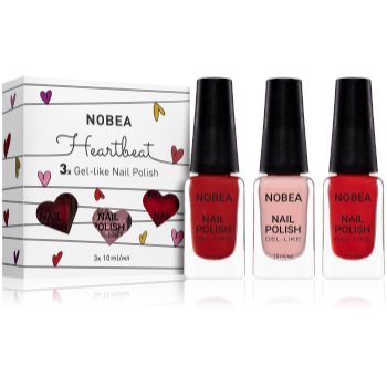 Nobea heartbeat set de lacuri de unghii cardinal culoare