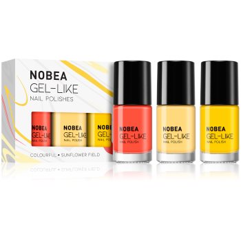 Nobea colourful set de lacuri de unghii sunflower field