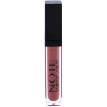 

NOTE Cosmetics Mattemoist жирний блиск для губ з вітаміном Е відтінок 403 Sugar Kiss 6 мл