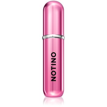 Notino Travel sticluță reîncărcabilă cu atomizor Hot pink