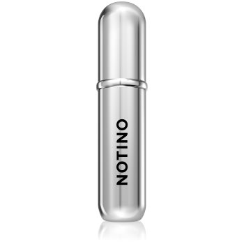 Notino travel sticluță reîncărcabilă cu atomizor silver