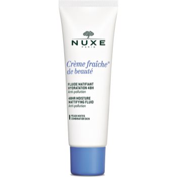 Nuxe crème fraîche de beauté crema hidratanta matifianta pentru ten mixt