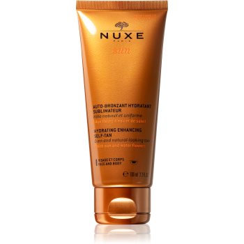 Nuxe sun lotiune autobronzanta pentru corp si fata cu efect de hidratare