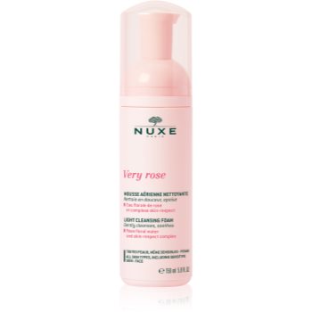 Nuxe very rose demachiant spumant delicat pentru toate tipurile de ten