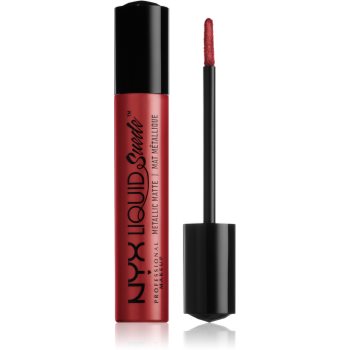 Nyx professional makeup liquid suede™ metallic matte ruj lichid cu finisaj metalic rezistent la apă