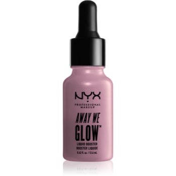 Nyx professional makeup away we glow iluminator lichid cu picurător