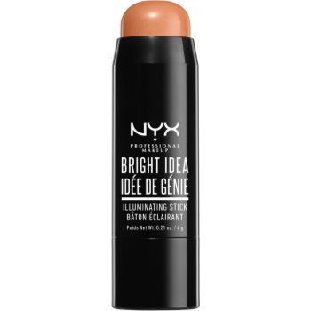 

NYX Professional Makeup Bright Idea хайлайтер у формі стіку відтінок Bermuda Bronze 09 6 гр