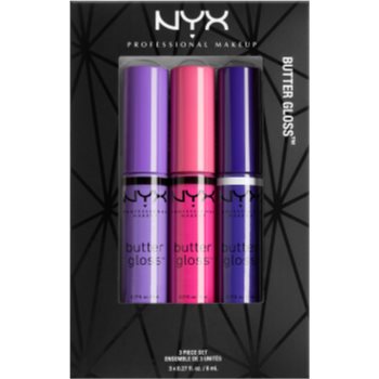 NYX Professional Makeup Butter Gloss set cosmetice I. pentru femei