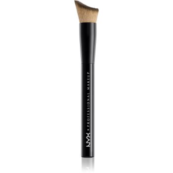 Nyx professional makeup total control foundation brush pensula pentru machiaj