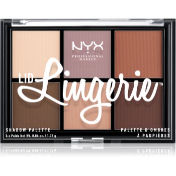 Nyx professional makeup lid lingerie paletă cu 6 farduri în degrade