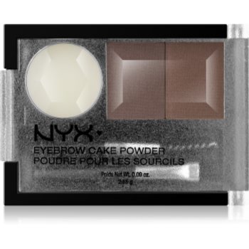 Nyx professional makeup eyebrow cake powder set pentru aranjarea sprâncenelor