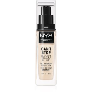 Nyx professional makeup can't stop won't stop fond de ten cu acoperire ridicată