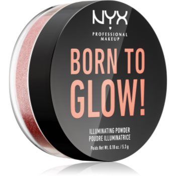 Nyx professional makeup born to glow pudra pentru luminozitate