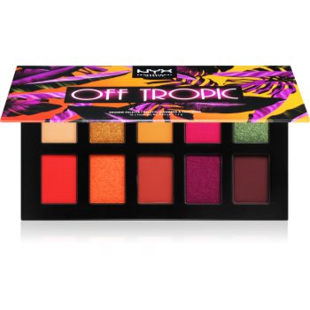 Nyx professional makeup off tropic paleta farduri de ochi