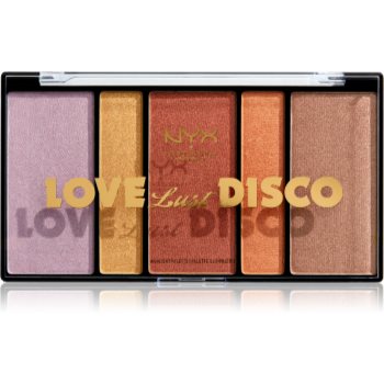 NYX Professional Makeup Love Lust Disco Highlight paletă de iluminatoare