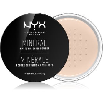 Nyx professional makeup mineral finishing powder pudra cu minerale