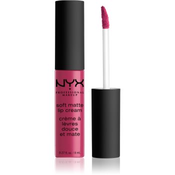 NYX Professional Makeup Soft Matte lehká tekutá matná rtěnka odstín 18 Prague 8 ml