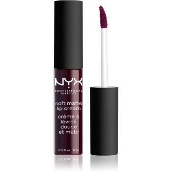 NYX Professional Makeup Soft Matte lehká tekutá matná rtěnka odstín 21 Transylvania 8 ml