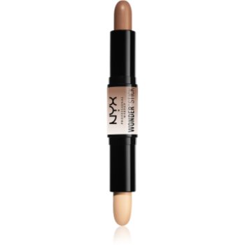 NYX Professional Makeup Wonder Stick oboustranná konturovací tyčinka odstín 01 Light 2 x 4 g