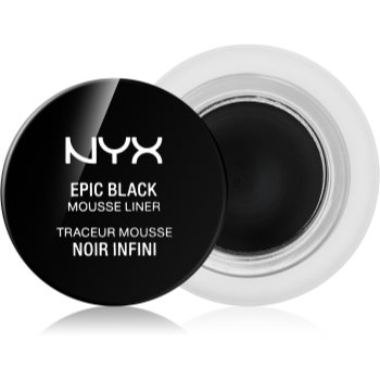 NYX Professional Makeup Epic Black Mousse Liner eyeliner rezistent la apã imagine