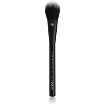 NYX Professional Makeup Pro Dual Fiber Powder Brush perie pentru blush, contur ?i iluminator imagine