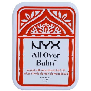 NYX Professional Makeup All Over tělový balzám Macadamia Nut Oil 25 g
