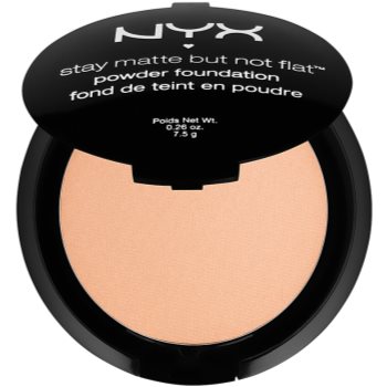 NYX Professional Makeup Stay Matte But Not Flat pudra machiaj cu efect matifiant