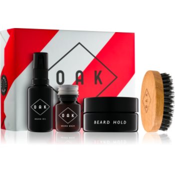 Oak natural beard care set de cosmetice i. pentru bărbați