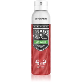 Old spice odour blocker lasting legend spray anti-perspirant
