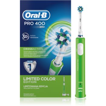 

Oral B Pro 400 D16.513 CrossAction Green електрична зубна щітка