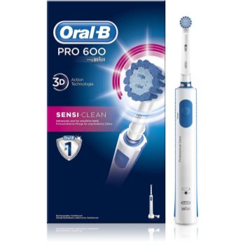 Oral B Pro 600 D16.513.1 Sensi Clean periuta de dinti electrica