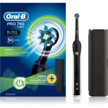 Oral b pro 750 d16.513.ux crossaction periuta de dinti electrica cu sac