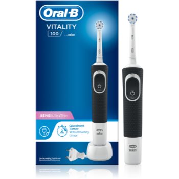 Oral b vitality 100 sensi ultrathin d100.413.1 black periuta de dinti electrica