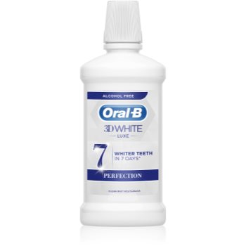Oral b 3d white luxe apa de gura pentru albire