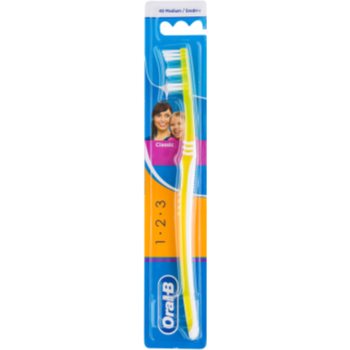 Oral b 1-2-3 classic care perie de dinti mediu