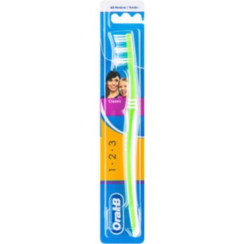 Oral B 1-2-3 Classic Care perie de dinti mediu