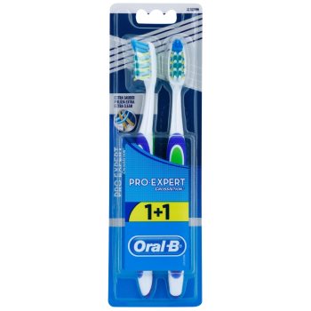 

Oral B Pro-Expert CrossAction Extra Clean зубні щіточки medium 2 шт Dark Blue/Green & Dark Blue/Green