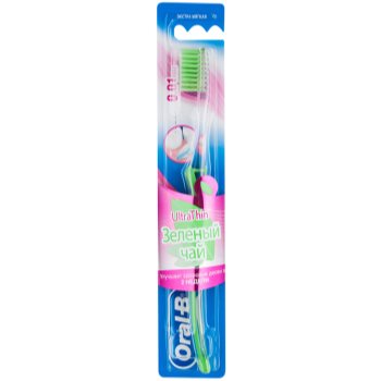 

Oral B Ultra Thin Green Tea зубна щітка екстра м'яка
