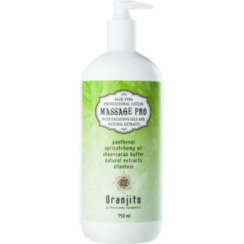 Oranjito Massage Pro lapte de corp pentru masaj cu aloe vera