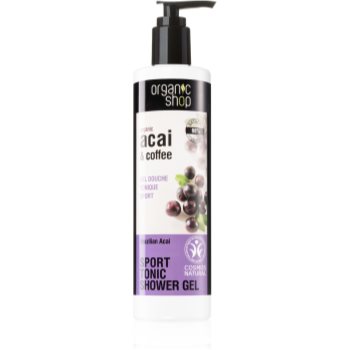 Organic shop organic acai & coffee gel de dus energizant