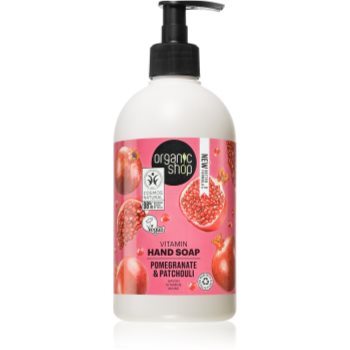 Organic shop organic pomegranate & patchouli săpun lichid hrănitor pentru mâini cu pompa