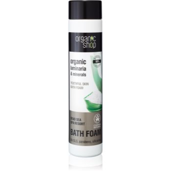 Organic shop organic laminaria & minerals spuma de baie relaxanta cu efect de intinerire