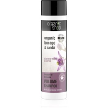 Organic shop organic borago & sandal sampon pentru volum