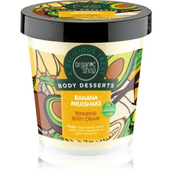 Organic shop body desserts banana milkshake cremă de corp regeneratoare